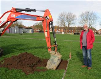 WORK STARTS ON NEW TERRAIN